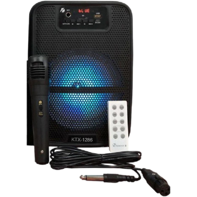 KTX-1286 Wireless Portable Bluetooth Speaker 6.5 Loudspeaker With Led Light With Mic image