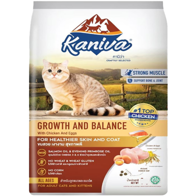 Kaniva Cat Dry Food Growth and Balance With Chicken and Egg - 370 gm image
