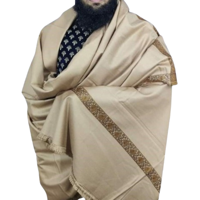 Kashmiri Pashmina Gents Shawl - Cream image