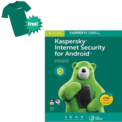 Kaspersky Internet Security for Android (1 year) 1 Device With Free T-Shirt image