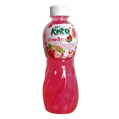 Kato Strawberry Juice With Nata De Coco 320gm (Thailand) image