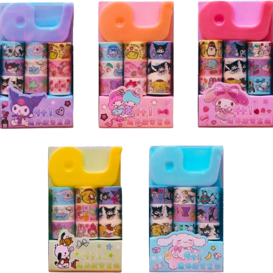 Kawaii Animals Washi Masking Tape Decorative Tape Any Color. image