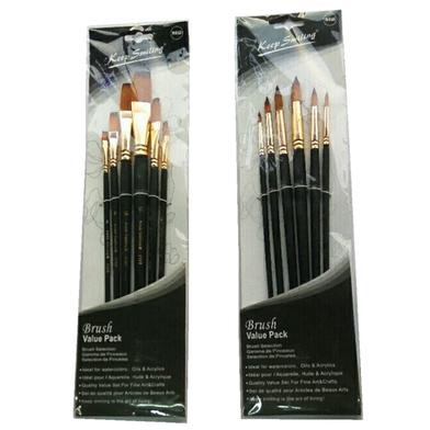 KeepSmiling Artist Brush Nylon Hair 6Pcs image