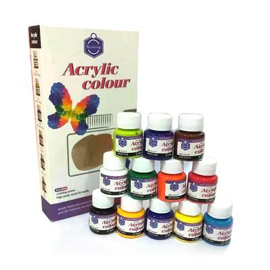 Keep Smiling Acrylic Color - 12 colors 25ml pot image