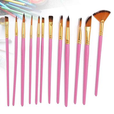 Premium Photo  Painting brushes on the pink table