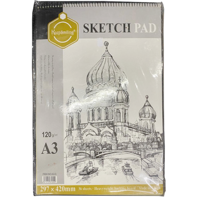 Keep Smiling Sketch Pad A3 Size. image