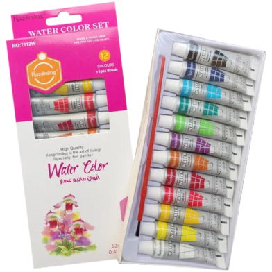 Keep Smiling Water Color Paints - Set of 12 Pcs 12ml image
