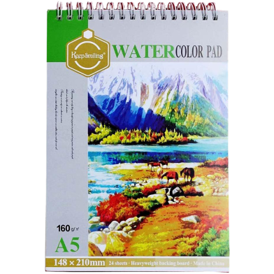 Keep Smiling Watercolor Pad A4-24 Sheets image