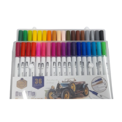 HIMI Water Based Art Marker, 36 Colors Dual Tip Brush Pens Artist