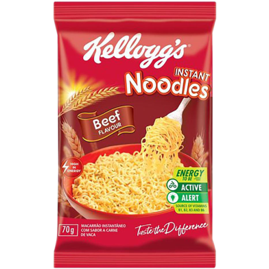 Kelloggs Beef Flavor Instant Noodles 70gm image