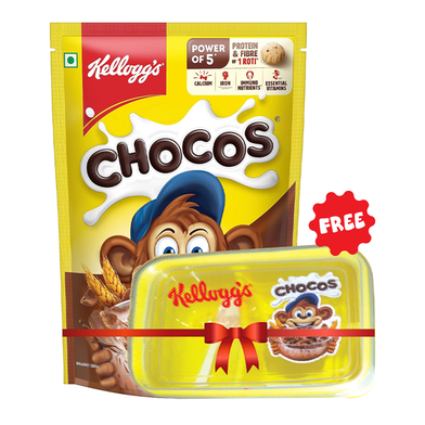 Kelloggs Chocos 385gm WithTiffin Box Free - CH34 image