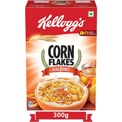 Kelloggs Corn Flakes With Real Honey (300 gm) image