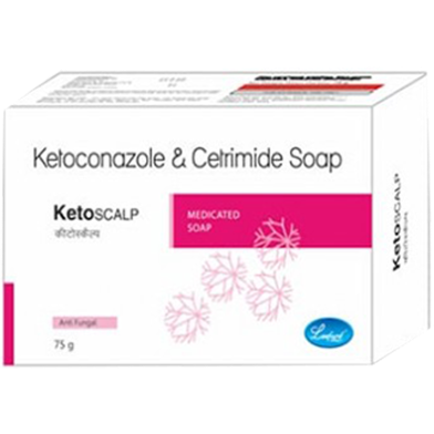 Ketoscalp Medicated Soap For Skin Infections 75 Gm image