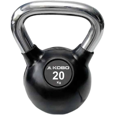 Kettlebell Dumbbell 20 KG-1 Pcs Black and Silver image