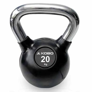 Kettlebell Dumbbell 20 KG-1 Pcs Black and Silver image