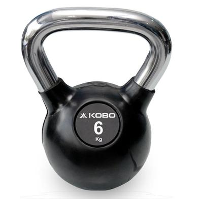 Kettlebell Dumbbell 6KG-1 Pcs Black and Silver image