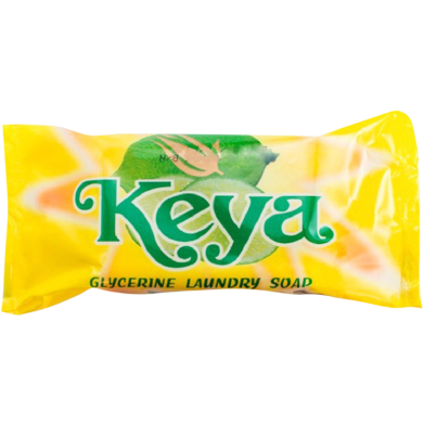 Keya Glycerin Laundry Soap Yellow And Green 125 gm image