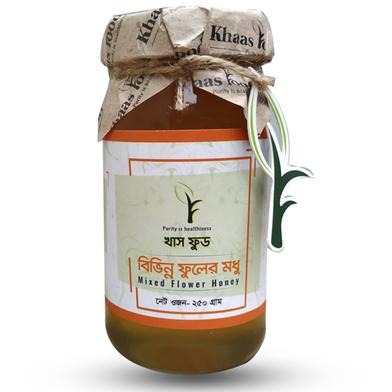 Khaas Food Mixed Flower Honey (বিভিন্ন ফুলের মধু) - 250 gm image