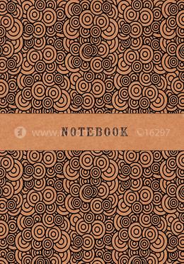 Circular Pattern - Spiral Notebook [300 Pages] [Brown Cover] image