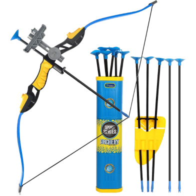 Kids Bow and Arrows Archery Set Toy with 3 Suction Cup Arrow -225393772 image