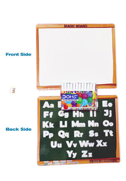Kids Magic Board with 12 Color sign pen image