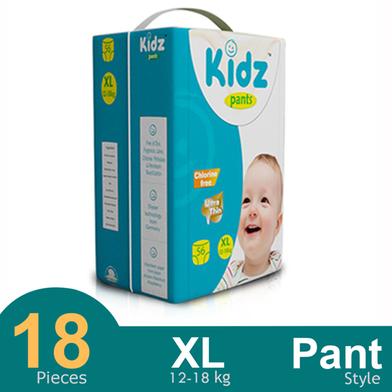 Kidz Pant System Baby Diaper (XL Size) (12-18kg) (18pcs) image