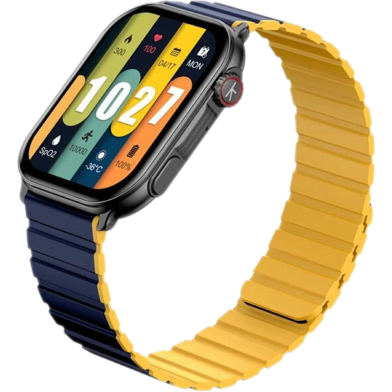 Kieslect KS Pro Calling Smart Watch With 2.01 Inch Amoled Display (With Extra Strap Protector) Black Color image