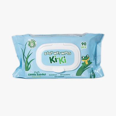Kiki Soft and Fresh Wet Wipes with Aloa Vera Extract - 90pcs image
