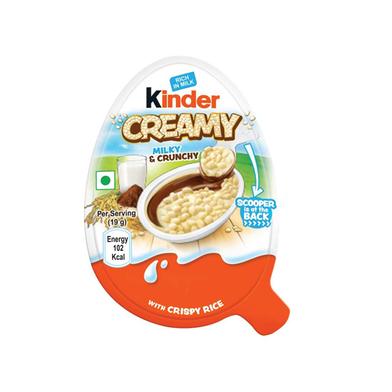 Kinder Creamy Milk And Crunchy -19gm image