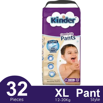Kinder Diaper Jumbo 32 Pcs XL image