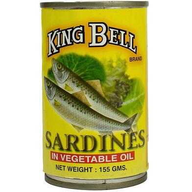 Kingbell Sardines in Veg Oil 155 gm image