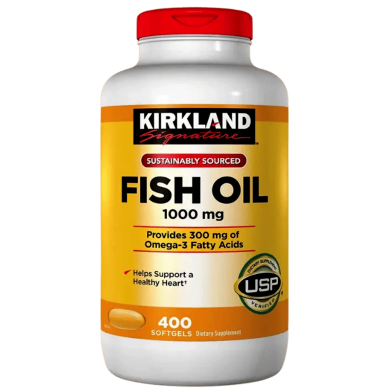 Kirkland Signature Fish Oil 1,000mg - 400 Softgels image