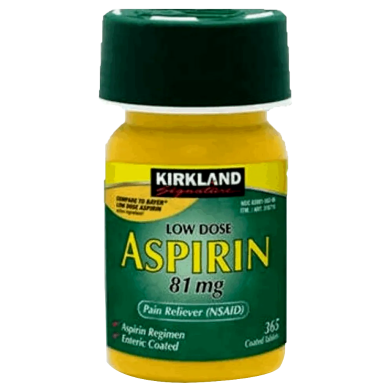 Kirkland Signature Low Dose Aspirin 81 mg - 365 Tablets image