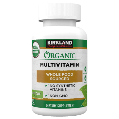 Kirkland Signature Organic Multivitamin One Per Day - 80 Tablets image