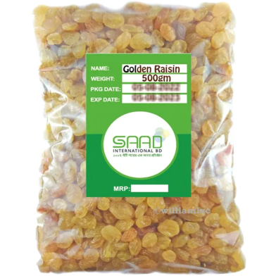 Saad Kismis Golden Raisin Kismis (Seedless) - 500gm image