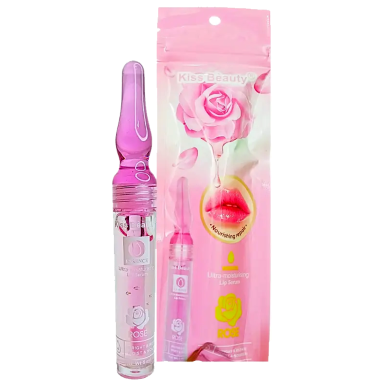 Kiss Beauty Lip Serum Essence Ultra Moisturising Rose - 5ml image