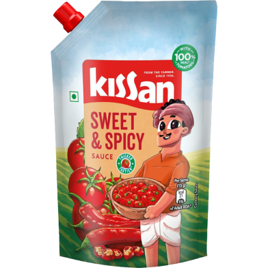 Kissan Sweet and Spicy Sauce 415 gm (Doy Pack) image