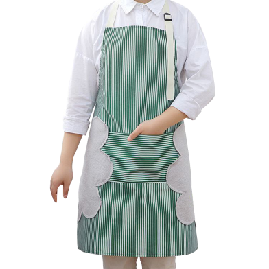 Adjustable Shoulder Straps Sleeveless Waterproof and Oil-proof Kitchen Apron - 1 Pcs image