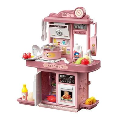 Kitchen Cooking Water Function Interesting Pretend Toy Kitchen Play Set image