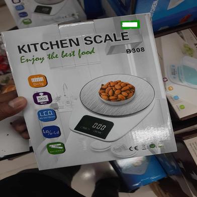 Kitchen Scale Digital Kitchen Weighing Machine Backlit LCD Display for Measuring Food 1Gm To 5 Kg image