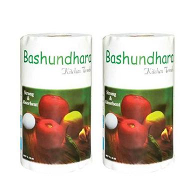 Kitchen Towel Kitchen Tissue Bashundhara (2 Roll Set) image