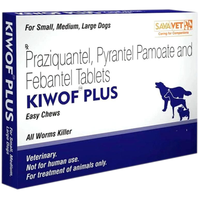 Kiwof Plus Deworming Tablet for Dogs 1pcs image