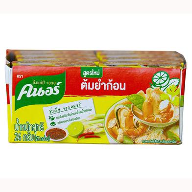Knorr Tom Yum Seasoning Bouillon Cubes Box 24gm (Thailand) image