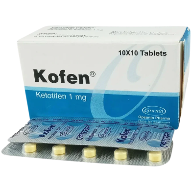 Kofen 1mg Tablet 10's Strip image
