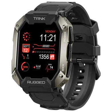 Kospet Tank M1 PRO Bluetooth Calling Waterproof Smartwatch-Black image