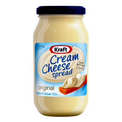 Kraft Cream Cheese Spread Original - 500gm image