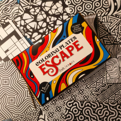 Kraftz Coloring Plates Set Escape image