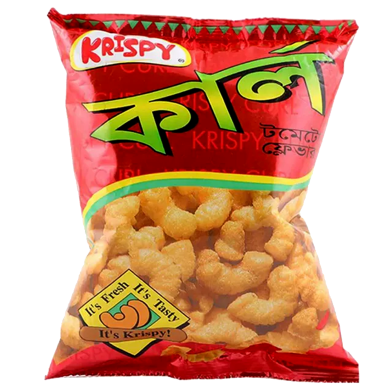 Krispy Curl Chips 7 gm - 12 Packets image