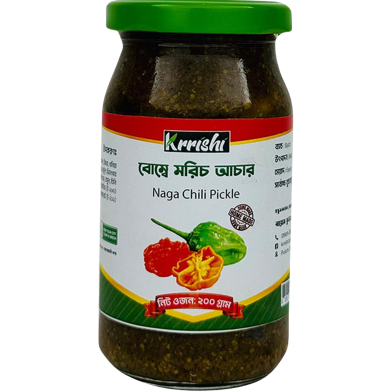 Krrishi Bombay Chili Pickle 200 gm image