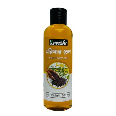 Krrishi Ghani Banga Mustard Oil 200 ml image